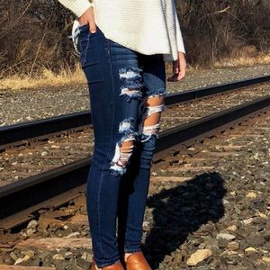 american eagle jeans, mid rise